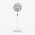 AirFlo™ Slim 43" Hybrid Pedestal Fan - Ultra- Quiet Air Circulator - White