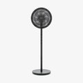 AirFlo™ Slim 43" Hybrid Pedestal Fan - Ultra- Quiet Air Circulator - Black