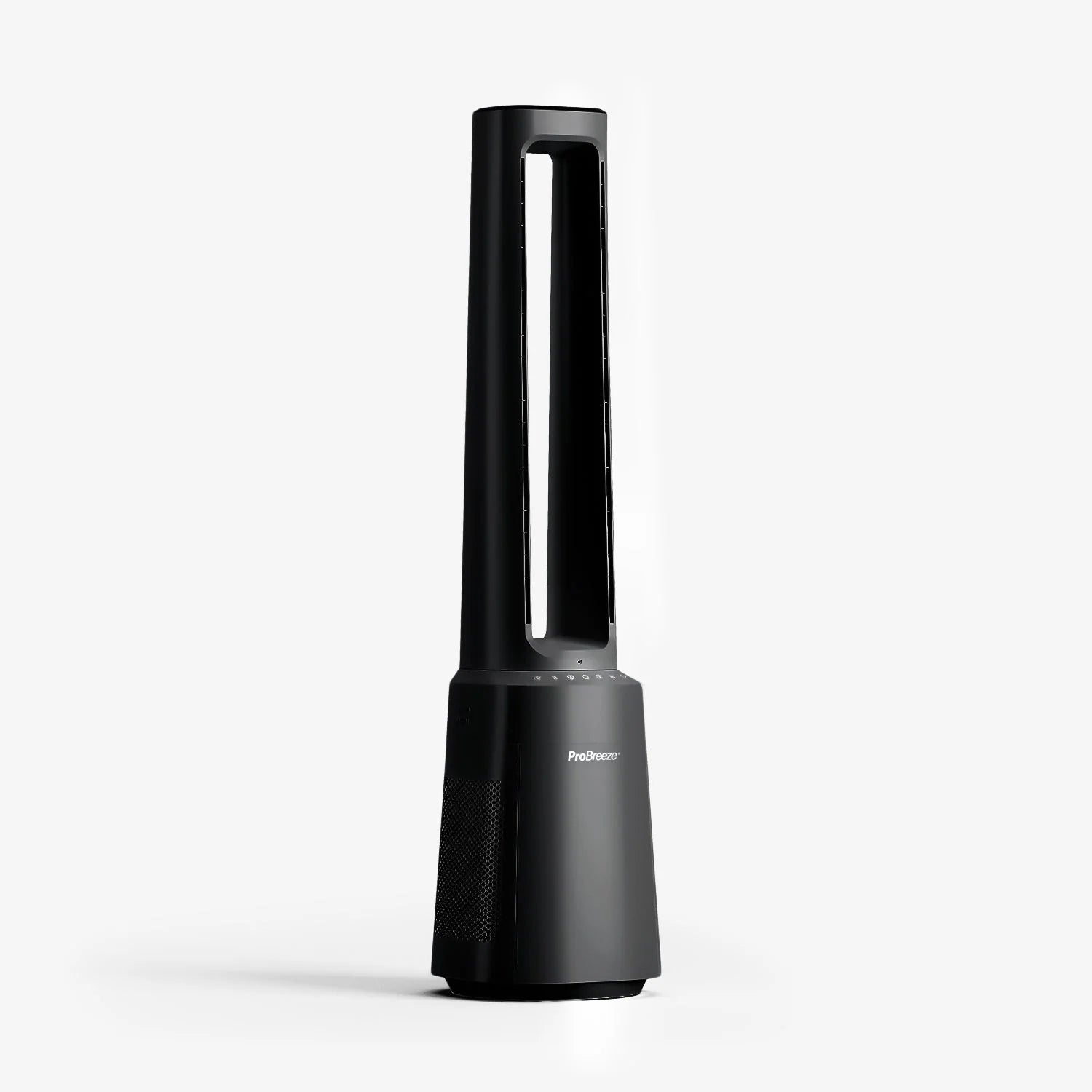 OmniAir 41" Premium Bladeless Tower Fan and Air Purifier with Smart App Control - Black