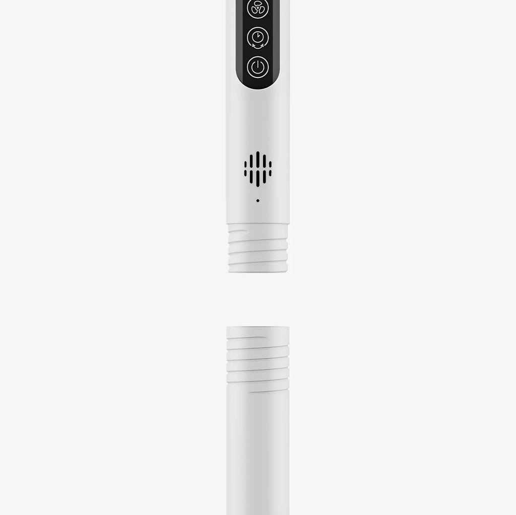 AirFlo™ Slim 43" Hybrid Pedestal Fan - Ultra- Quiet Air Circulator - White
