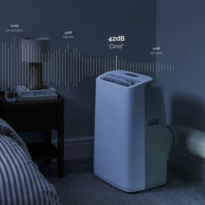 Meaco Cirro+ 14000 BTU Super Quiet Inverter Smart Portable Air Conditioner & Heater