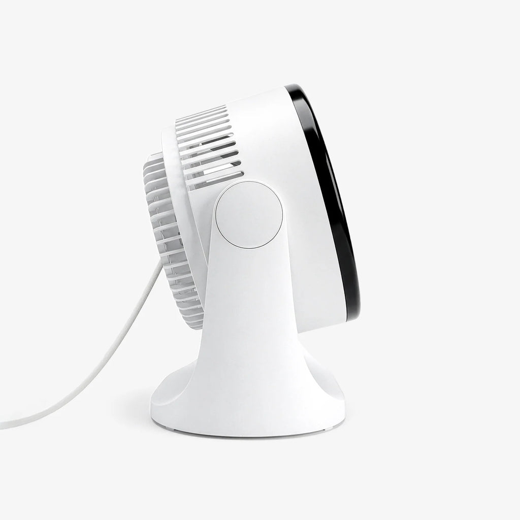 AirFlo™ Mini 11" Turbo Fan - Ultra-Quiet Air Circulator - White/Black